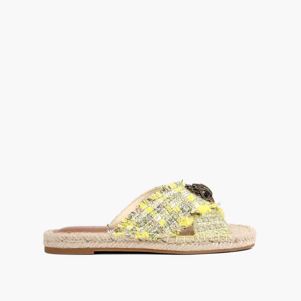Alpargata Kurt Geiger Kensington Mujer Amarillos | Mexico-23165409