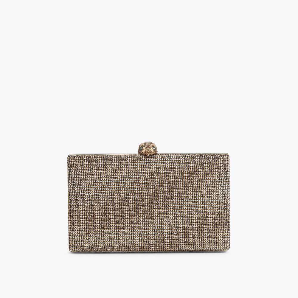 Bolso Clutch Kurt Geiger Crystal Kensington Mujer Beige | Mexico-35042919