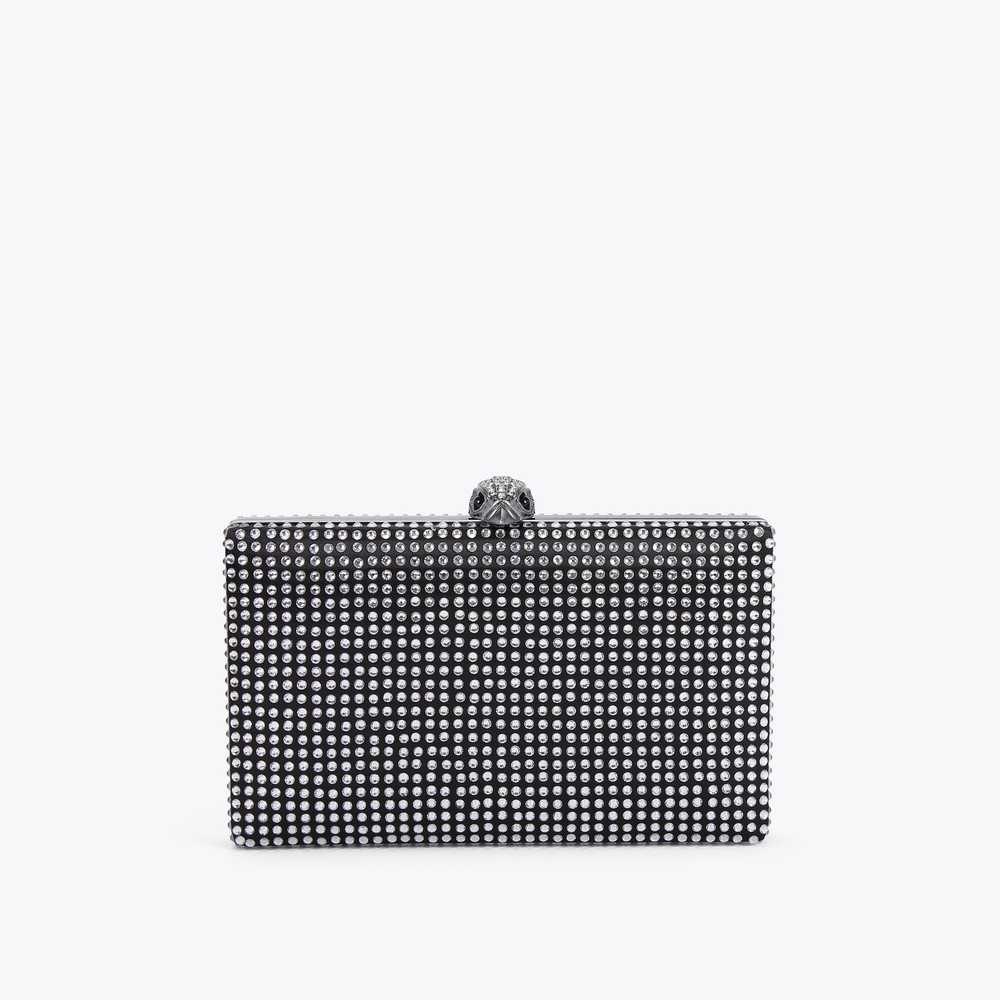 Bolso Clutch Kurt Geiger Crystal Kensington Mujer Negros | Mexico-58934019