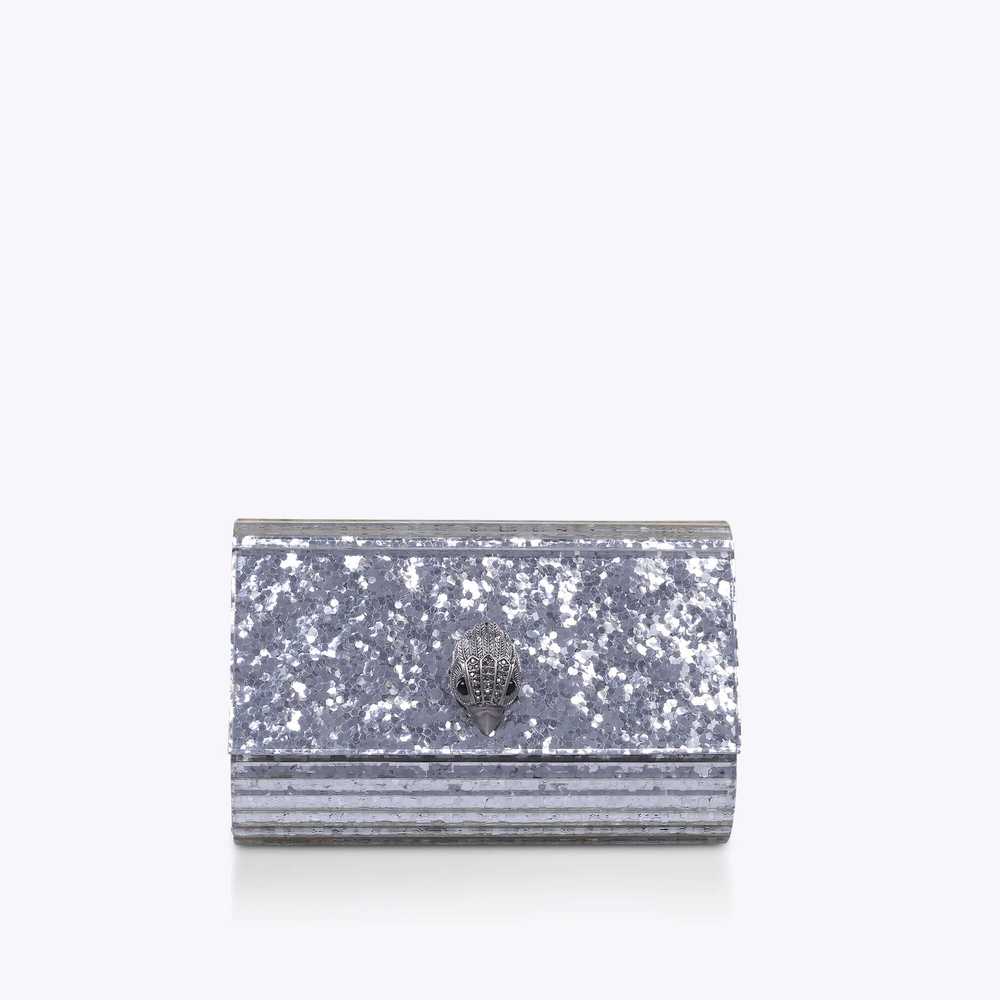 Bolso Clutch Kurt Geiger Party Eagle Drench Mujer Plateados | Mexico-96401389