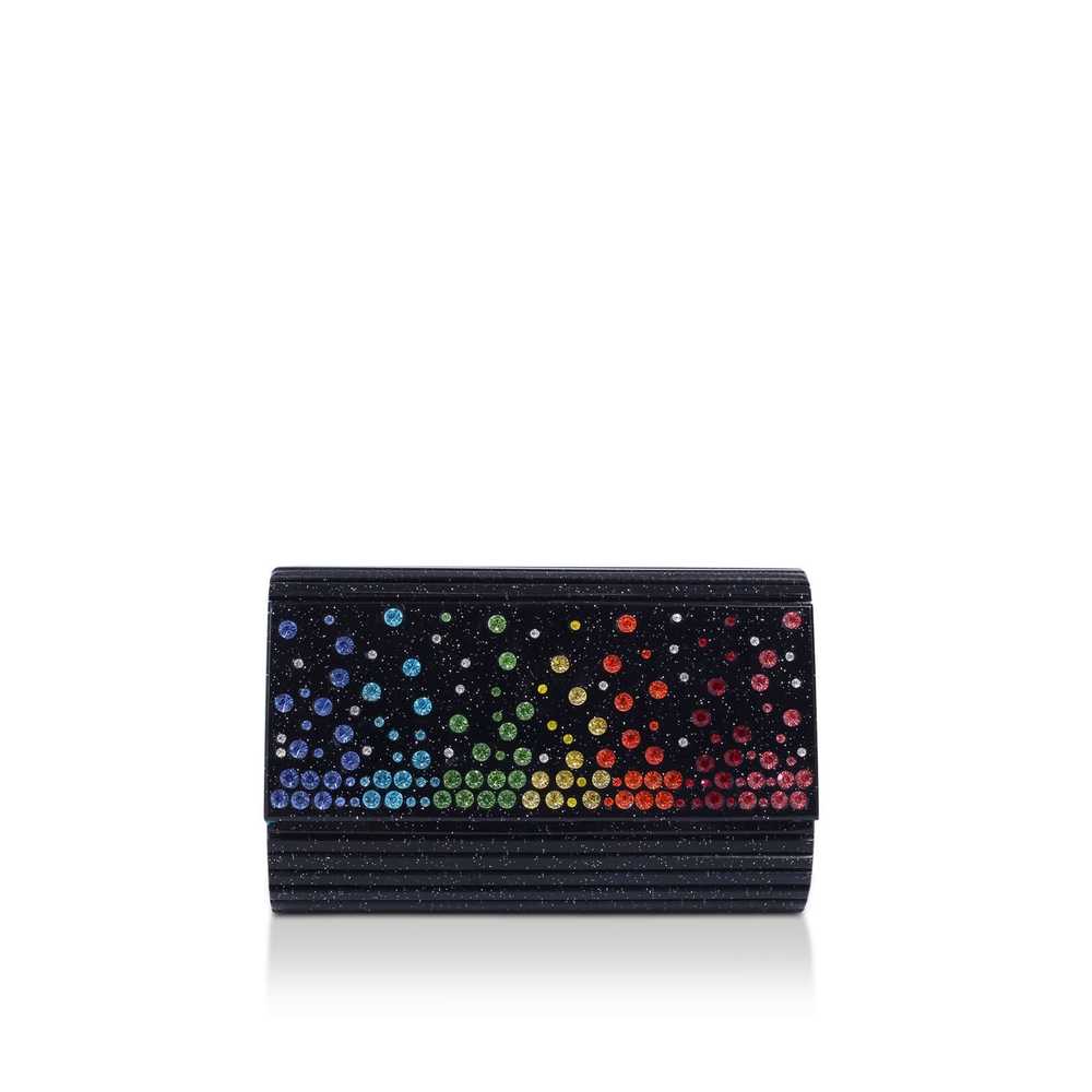 Bolso Clutch Kurt Geiger Party Envelope Crystals Mujer Negros | Mexico-51786949