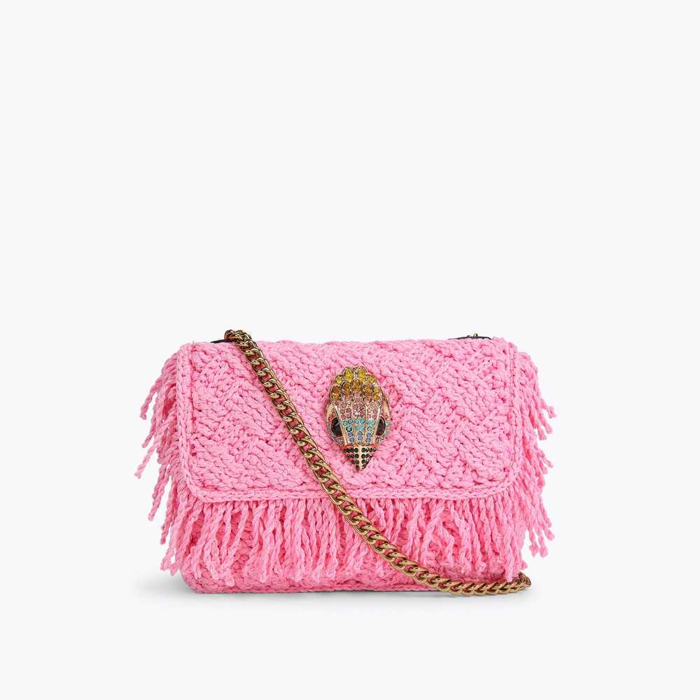 Bolsos Cruzados Kurt Geiger Crochet Kensington Mujer Rosas | Mexico-46305179
