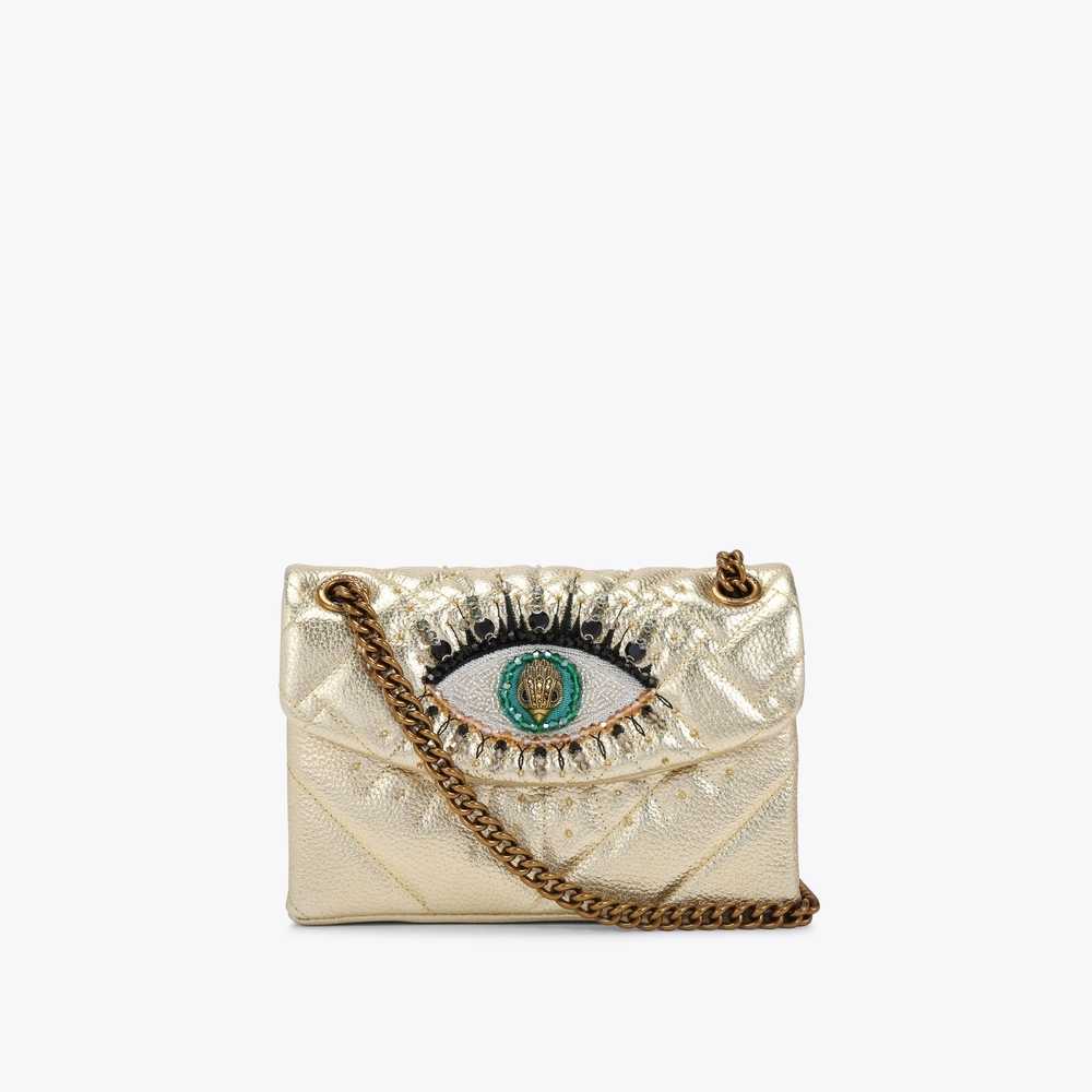 Bolsos Cruzados Kurt Geiger Cuero Mini Kensington Eye Mujer Dorados | Mexico-16740389