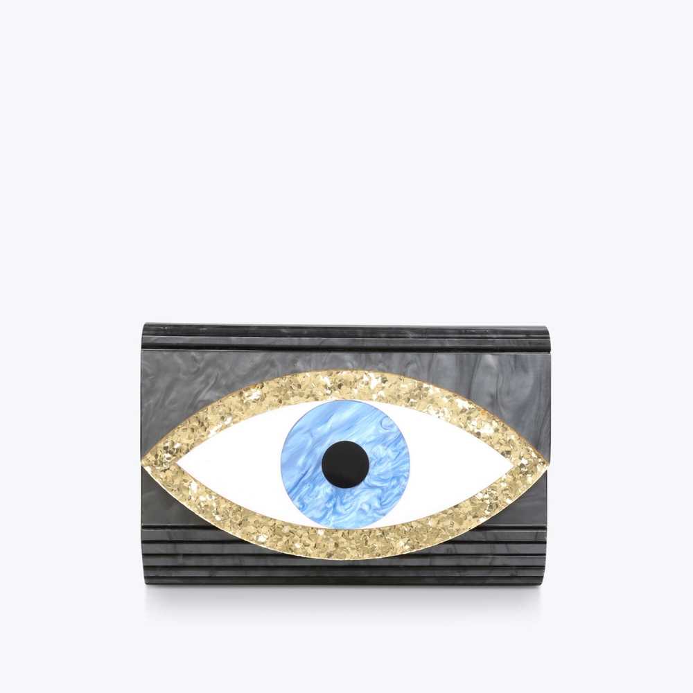 Bolsos Cruzados Kurt Geiger Eye Party Envelope Mujer Negros | Mexico-69428019