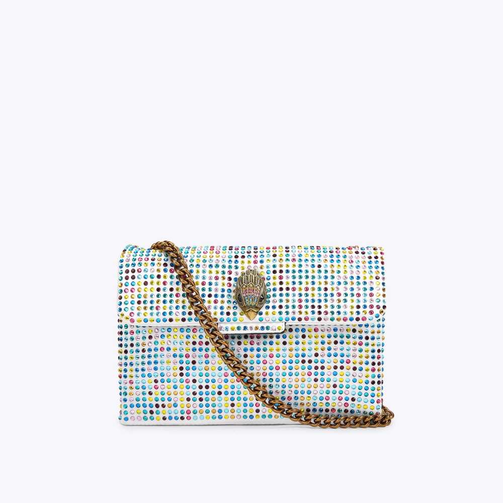 Bolsos Cruzados Kurt Geiger Fabric Kensington Mujer Multicolor | Mexico-30625749