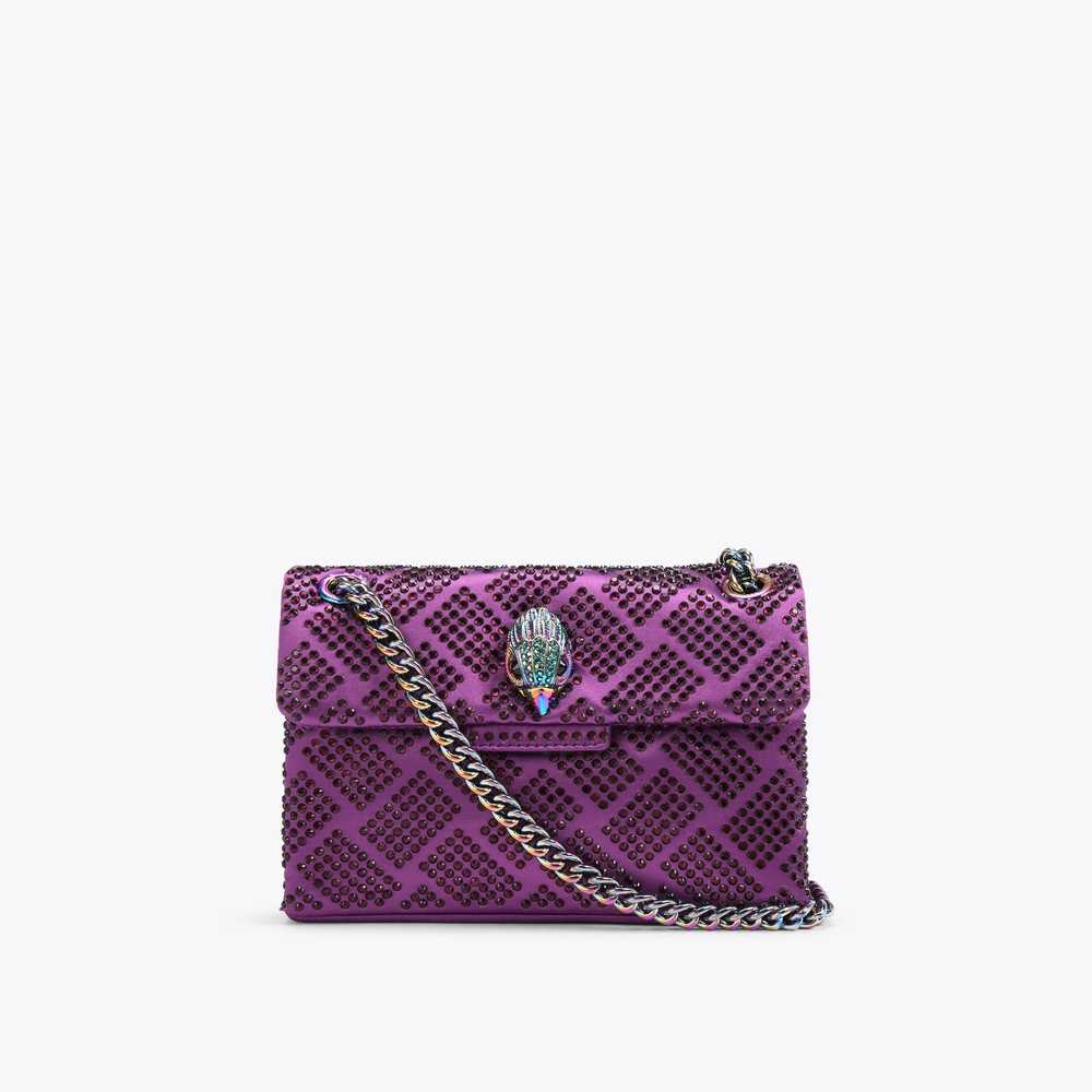 Bolsos Cruzados Kurt Geiger Fabric Mini Kensington Mujer Morados | Mexico-43872699