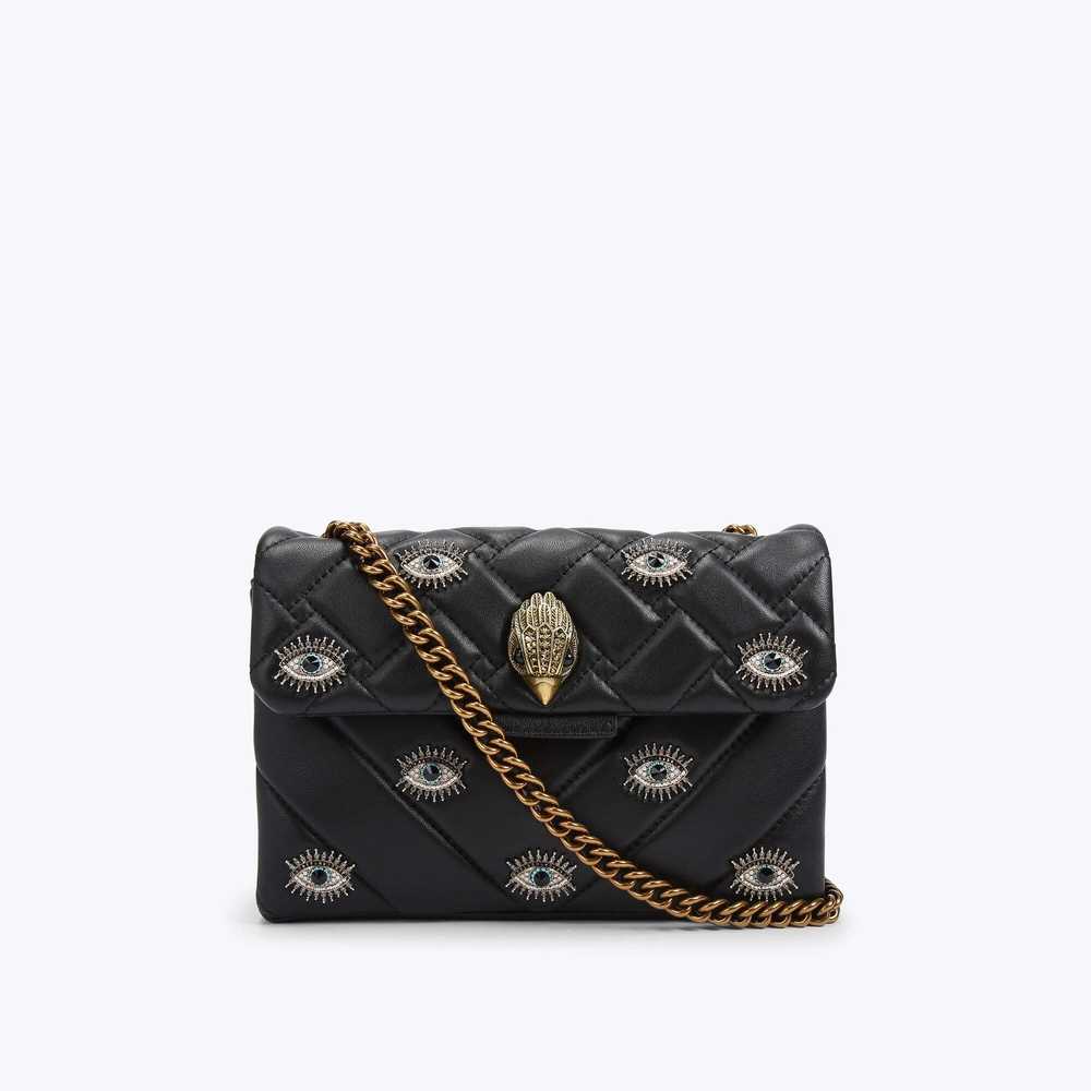 Bolsos Cruzados Kurt Geiger Medium Kensington Mujer Negros | Mexico-46915219