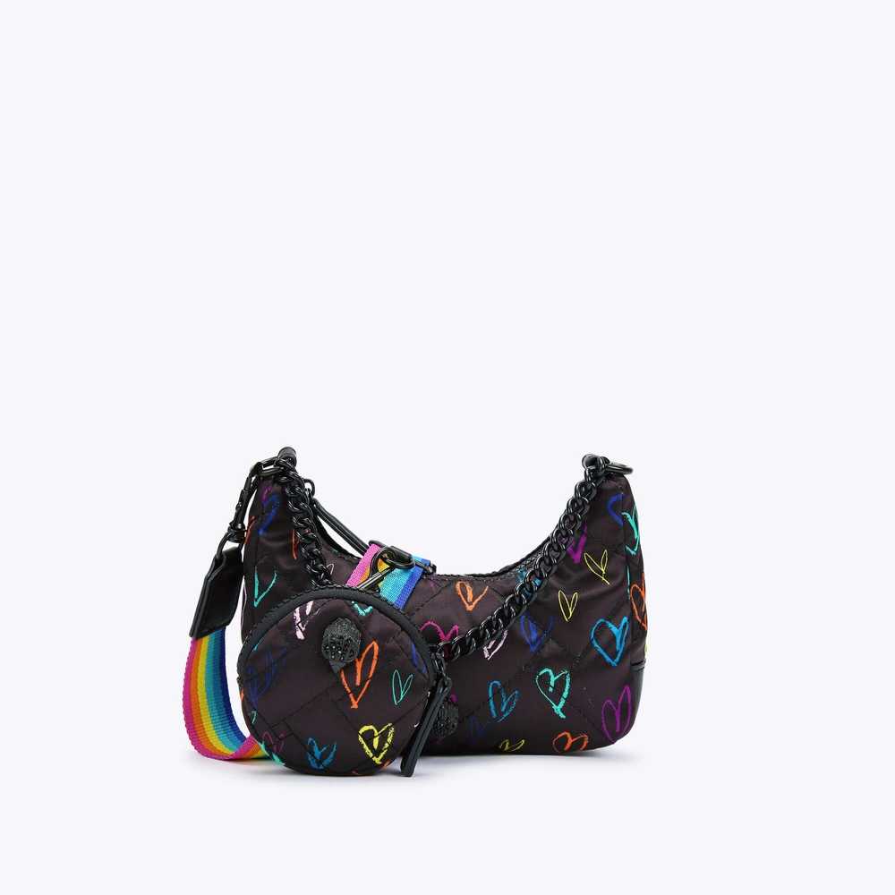 Bolsos Cruzados Kurt Geiger Recycled Small Mujer Negros | Mexico-59840219