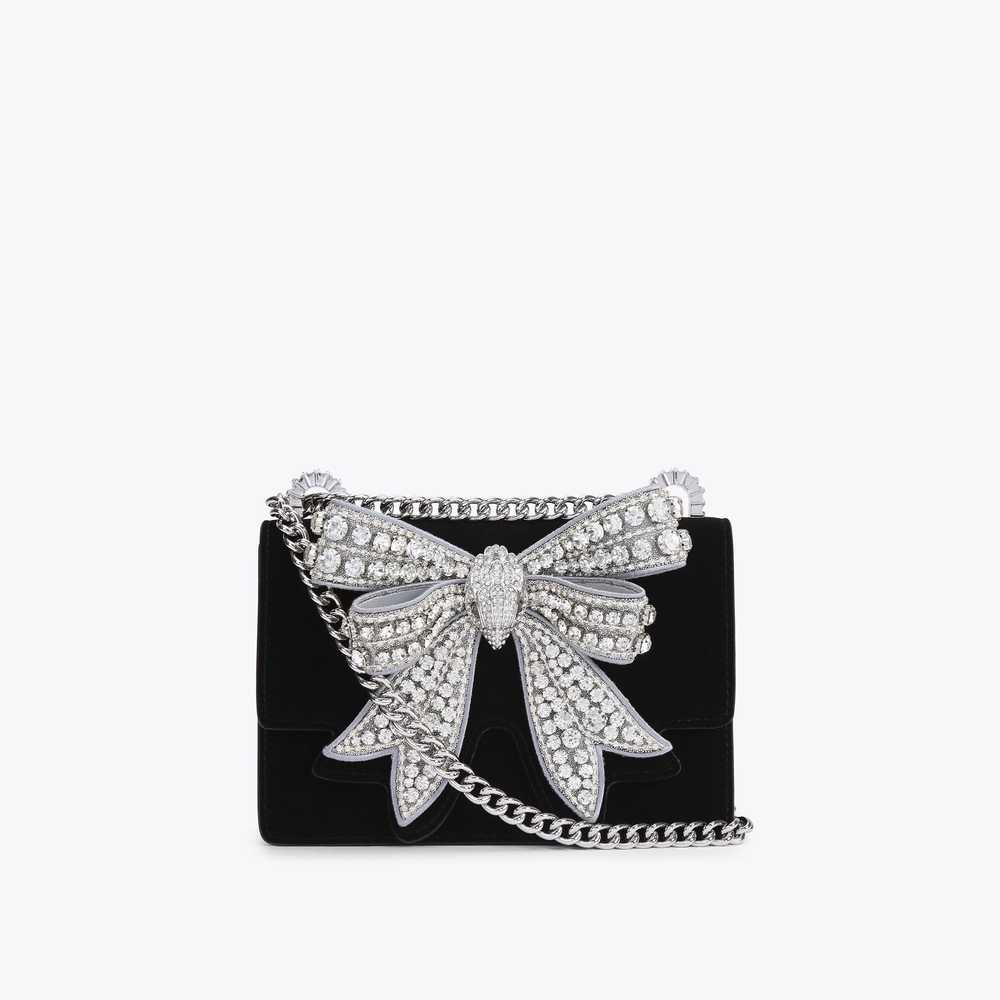 Bolsos Cruzados Kurt Geiger Shoreditch Small Mujer Negros Blancos | Mexico-13249079