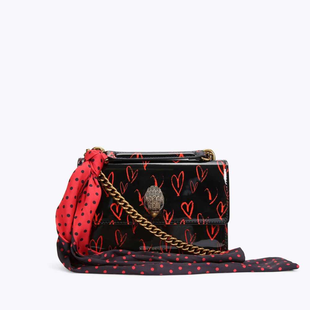 Bolsos Cruzados Kurt Geiger Shoreditch Small Mujer Negros Rojos | Mexico-16597039