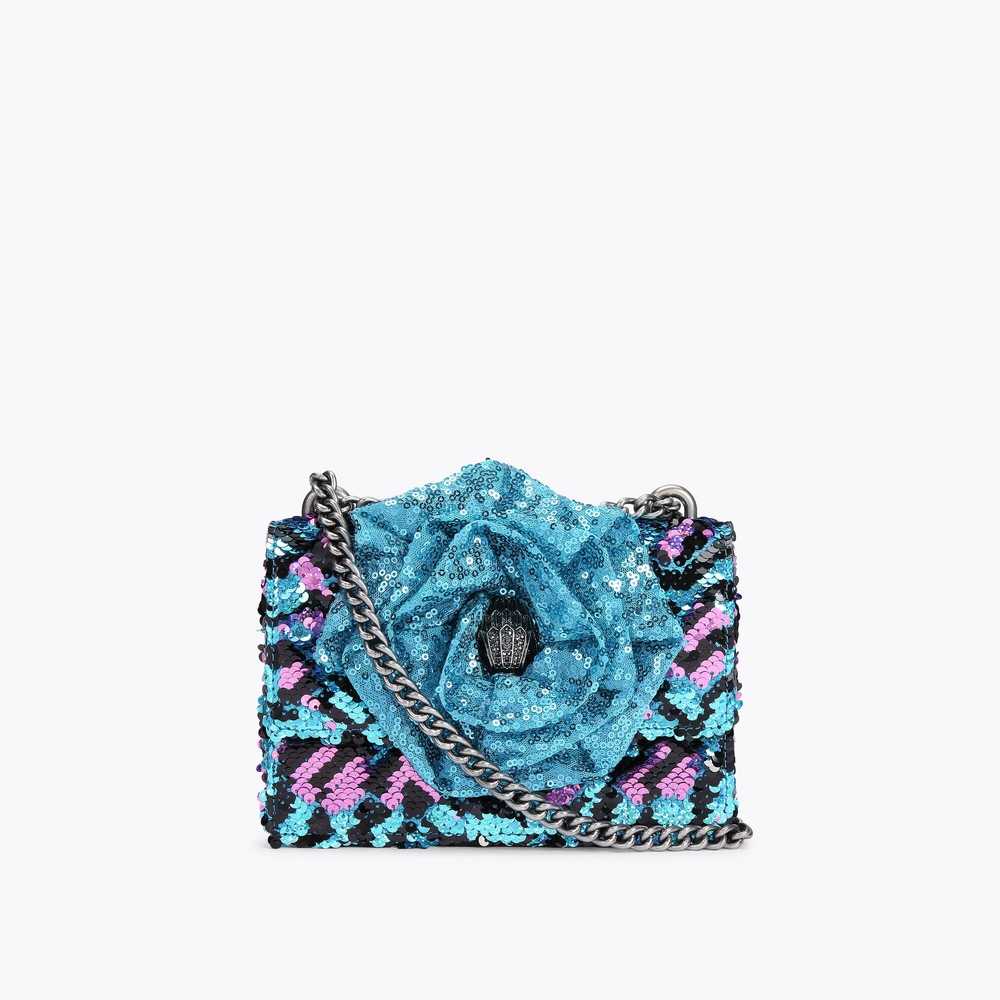 Bolsos Cruzados Kurt Geiger Shoreditch Small Mujer Turquesa | Mexico-38160279