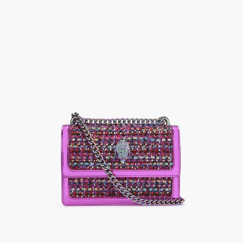 Bolsos Cruzados Kurt Geiger Shoreditch Small Mujer Fucsia | Mexico-61043789