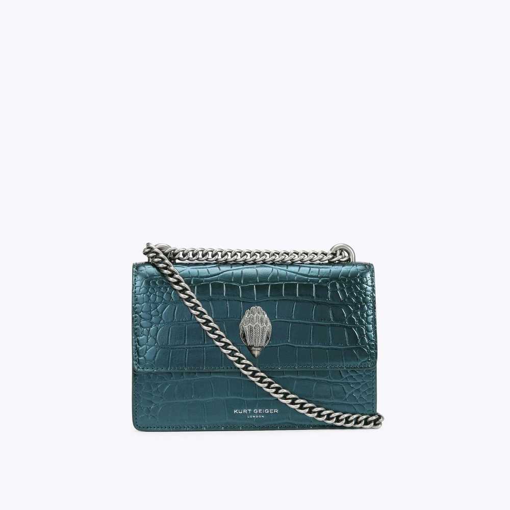 Bolsos Cruzados Kurt Geiger Shoreditch Small Mujer Verdes | Mexico-78352649