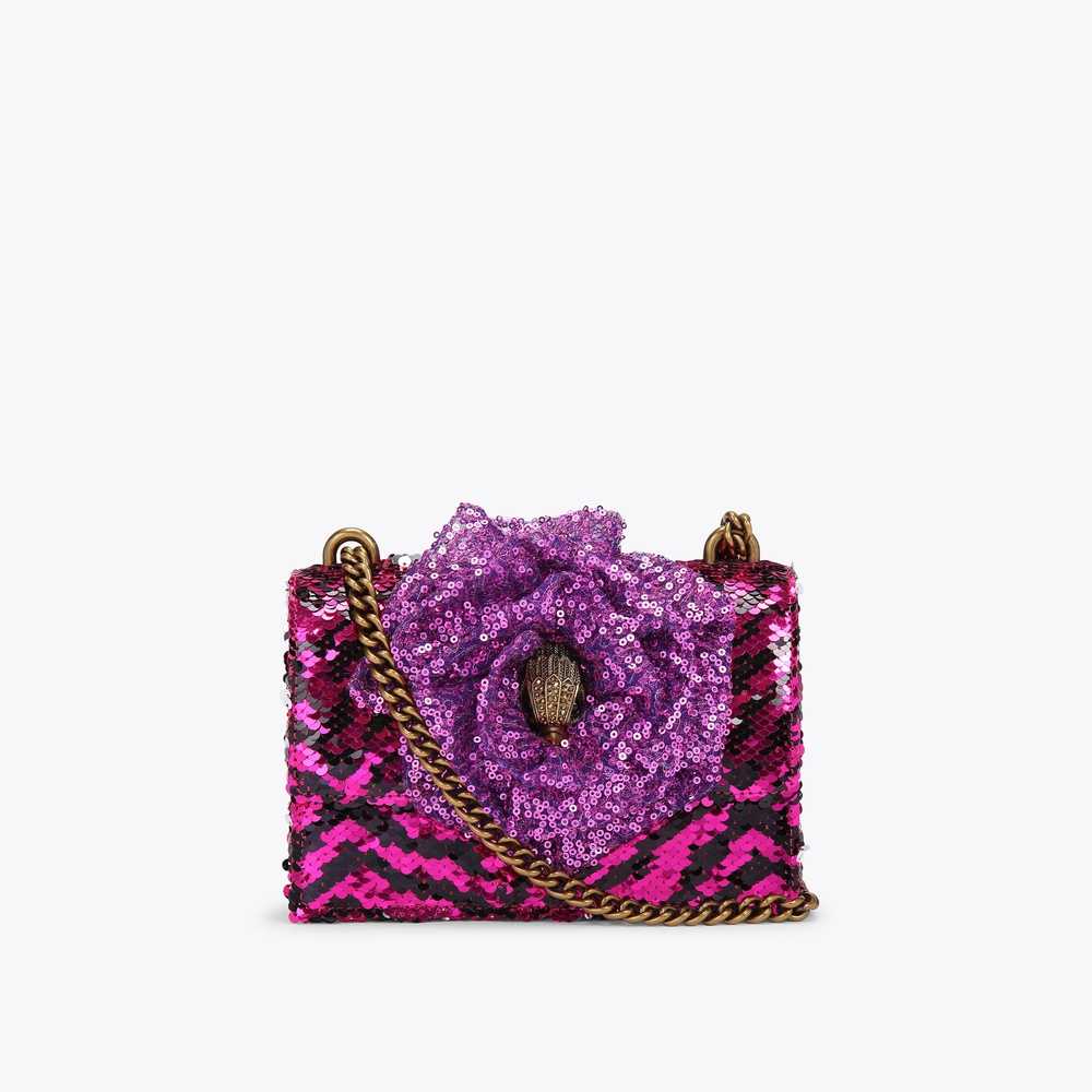 Bolsos Cruzados Kurt Geiger Shoreditch Small Mujer Morados | Mexico-81406739