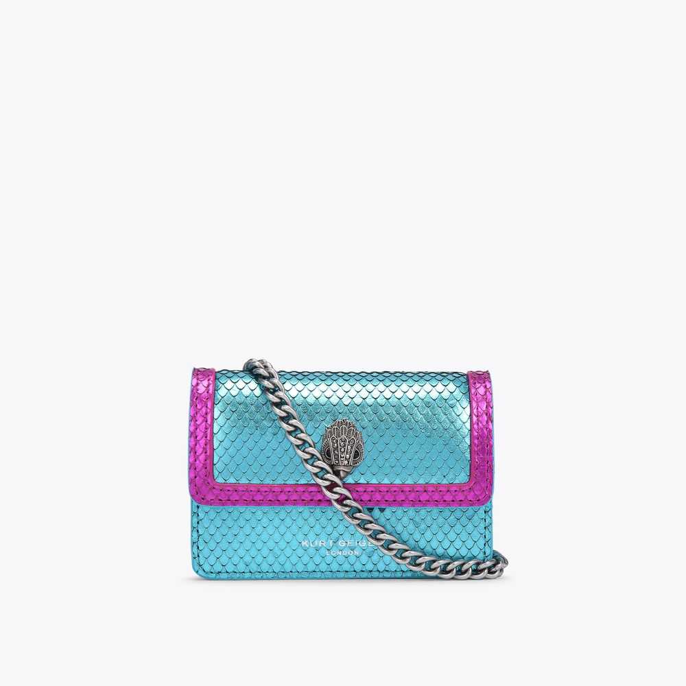 Bolsos Cruzados Kurt Geiger Shoreditch Xs Xbody Mujer Turquesa | Mexico-26108939