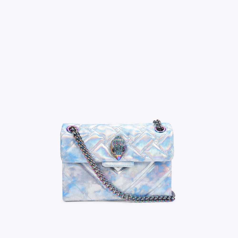 Bolsos Mini Kurt Geiger Fabric Mini Kensington Mujer Azules | Mexico-06487359