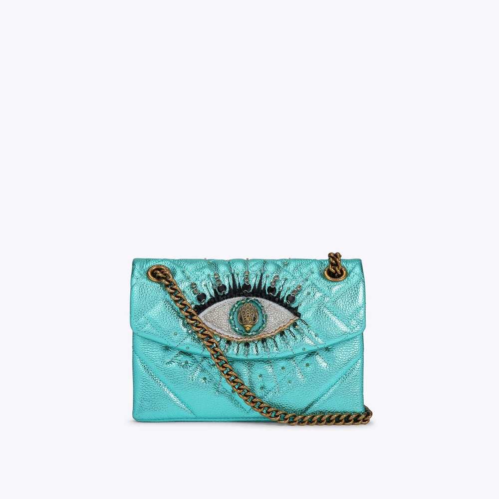 Bolsos Mini Kurt Geiger Mini Kensington Eye Mujer Turquesa | Mexico-07315689