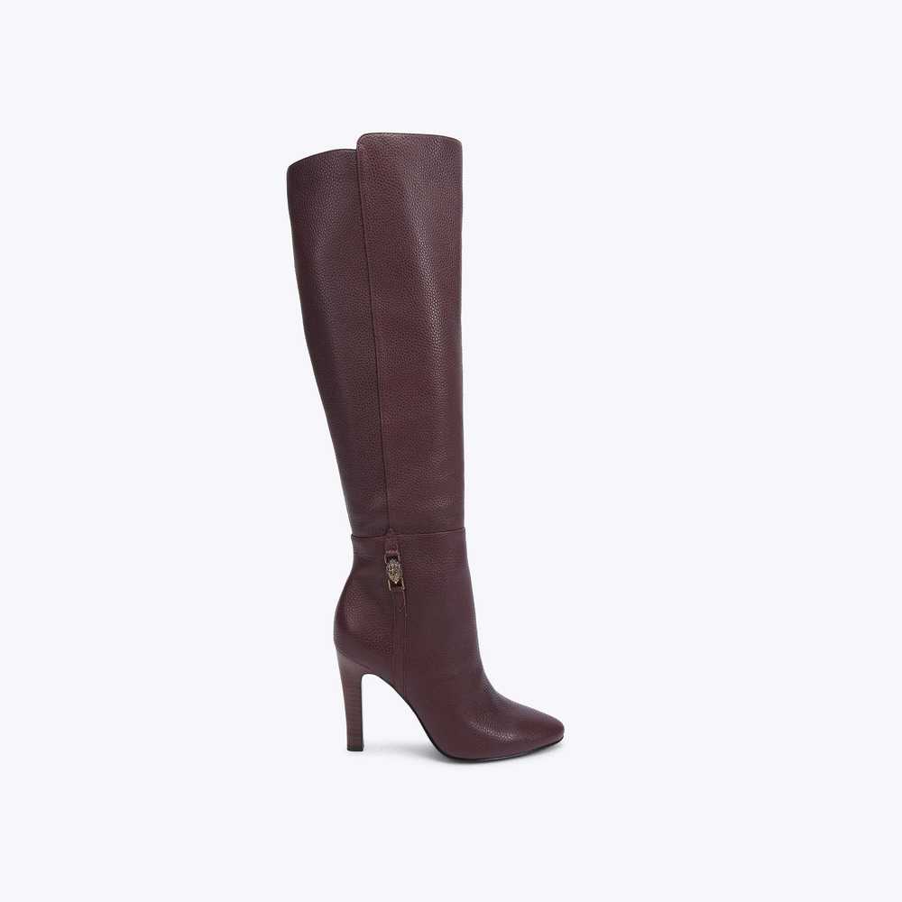 Botas Hasta La Rodilla Kurt Geiger Shoreditch Mujer Vino | Mexico-92304789
