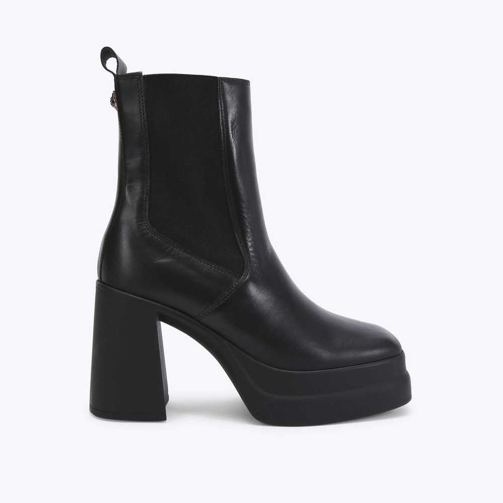 Botines Chelsea Kurt Geiger Stomp Tacón Mujer Negros | Mexico-12703899
