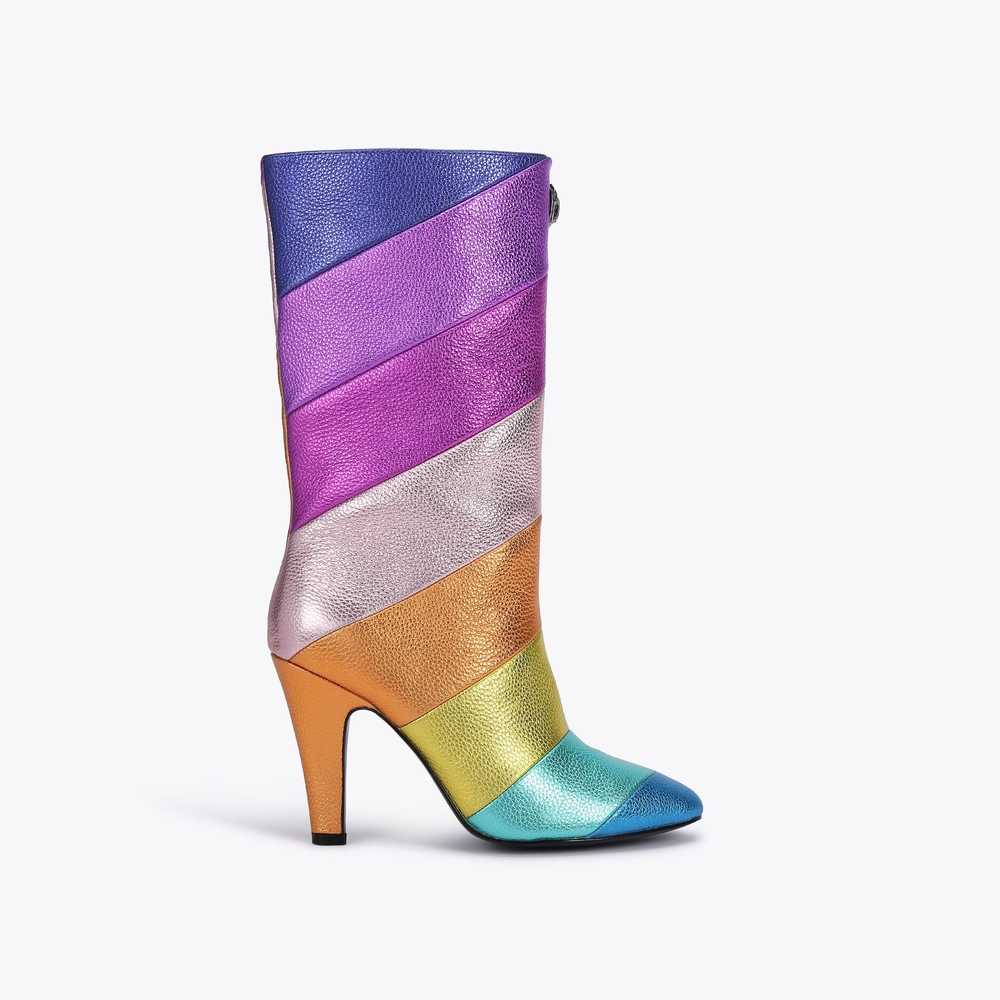Botines Kurt Geiger Rainbow Kensington Boot Mujer Multicolor | Mexico-95321649