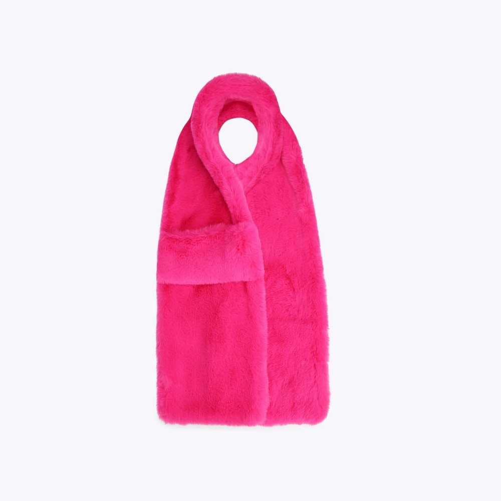 Bufandas Kurt Geiger Poppy Mujer Fucsia | Mexico-69184509