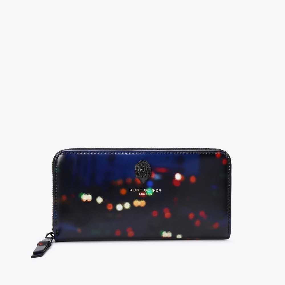Carteras Kurt Geiger Zip Around Shoreditch Mujer Negros | Mexico-50861929