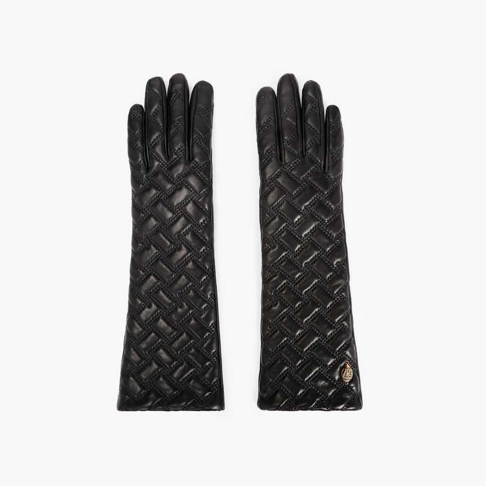 Guantes Kurt Geiger Kensington Long Mujer Negros | Mexico-52839619