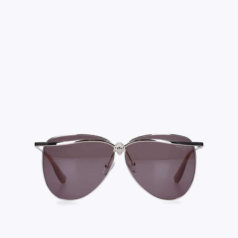Lentes De Sol Kurt Geiger Eagle Aviator Mujer Dorados | Mexico-23968179