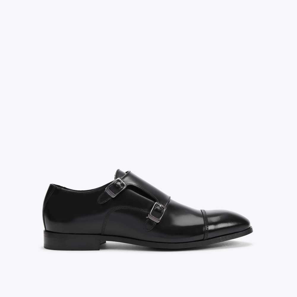 Loafers Kurt Geiger Harry Monk Hombre Negros | Mexico-96125349