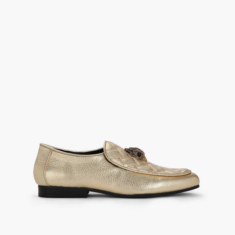 Loafers Kurt Geiger Holly Eagle Mujer Dorados | Mexico-19403259