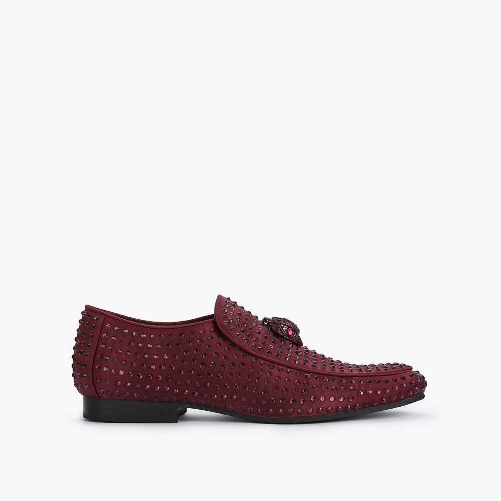 Loafers Kurt Geiger Hugh Eagle Drench Stud Hombre Vino | Mexico-59073419