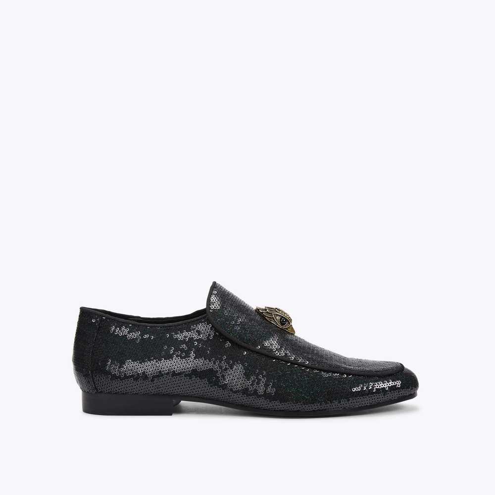 Loafers Kurt Geiger Hugh Eagle Sequin Hombre Negros Verdes | Mexico-27158409