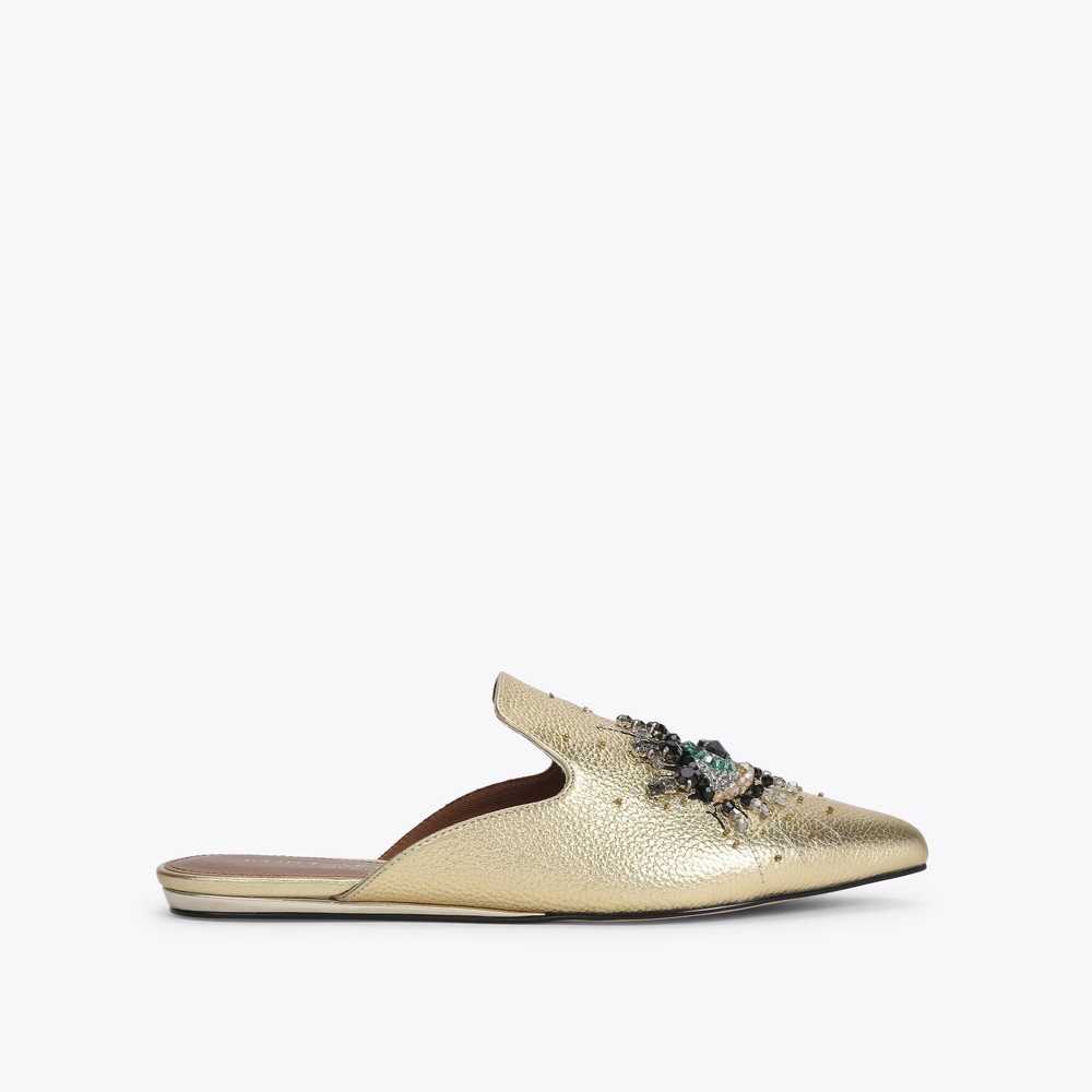 Sandalias Kurt Geiger Olive Eye Mujer Dorados | Mexico-41978529