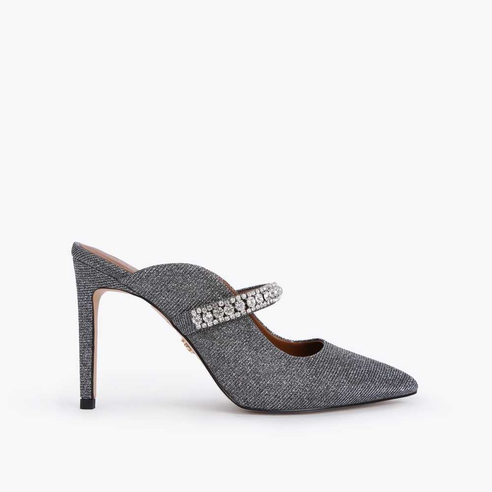 Tacones Kurt Geiger Duke Mujer Grises Oscuro | Mexico-07236959