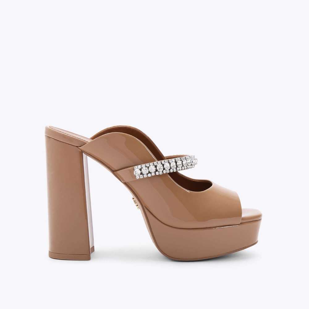 Tacones Kurt Geiger Duke Plataforma Mujer Marrom | Mexico-04512879