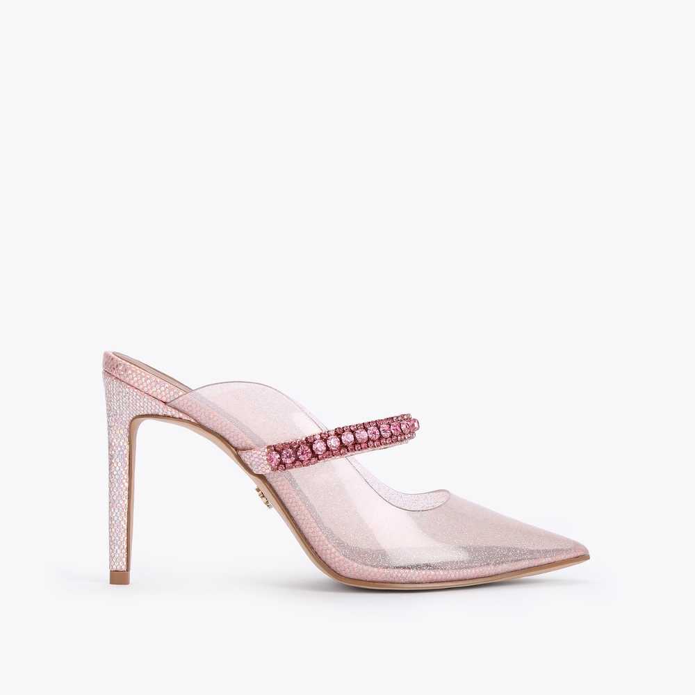 Tacones Kurt Geiger Duke Vinyl Mujer Rosas | Mexico-32957149
