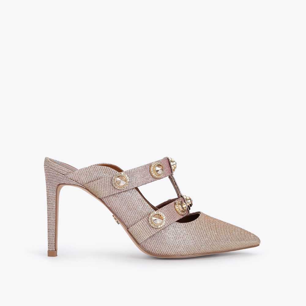 Tacones Kurt Geiger Octavia Mujer Dorados | Mexico-01437589