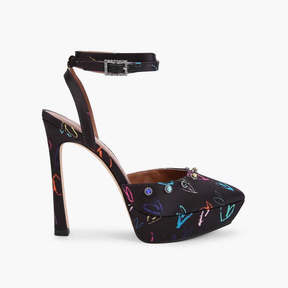 Tacones Kurt Geiger Octavia Plataforma Mujer Negros | Mexico-09518629