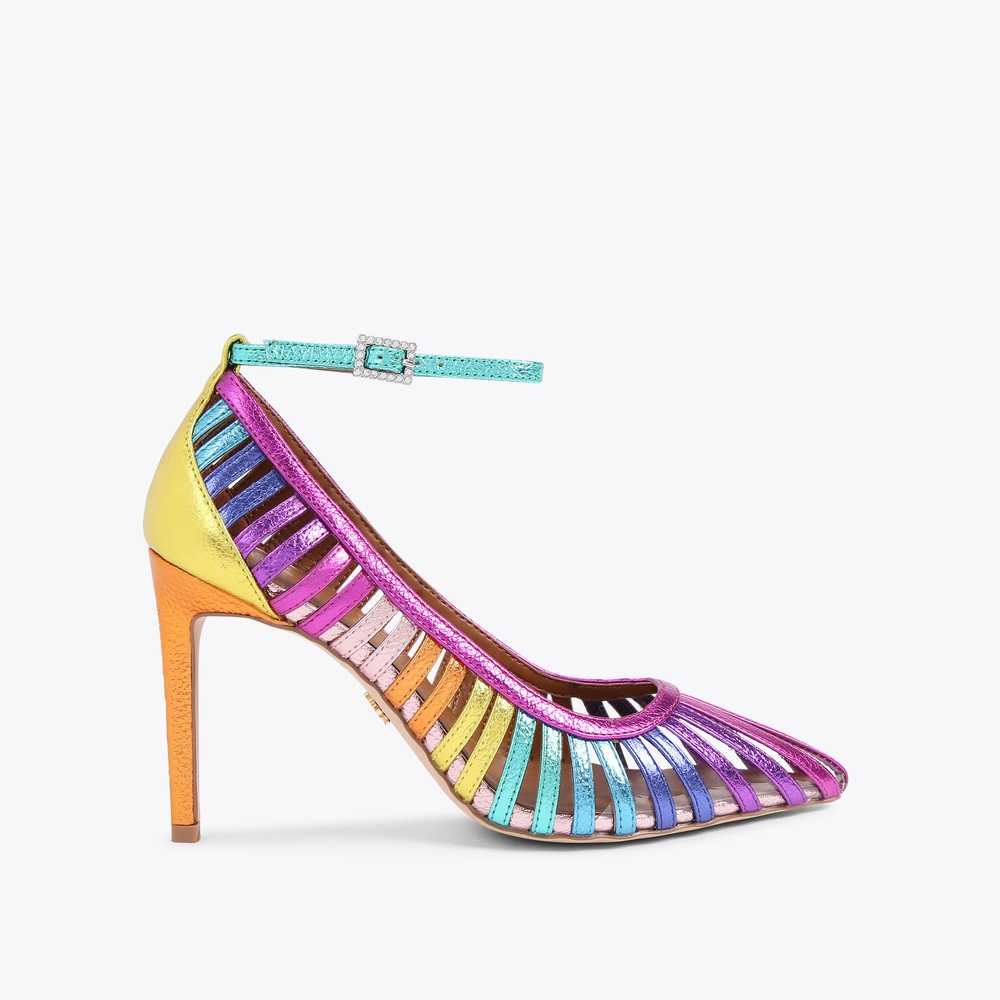 Tacones Kurt Geiger Pierra Court Mujer Multicolor | Mexico-59648219