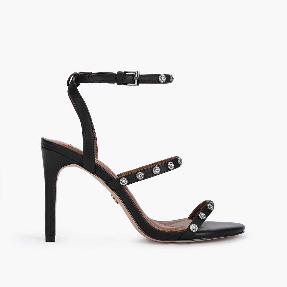 Tacones Kurt Geiger Portia Crystals Mujer Negros | Mexico-68430979
