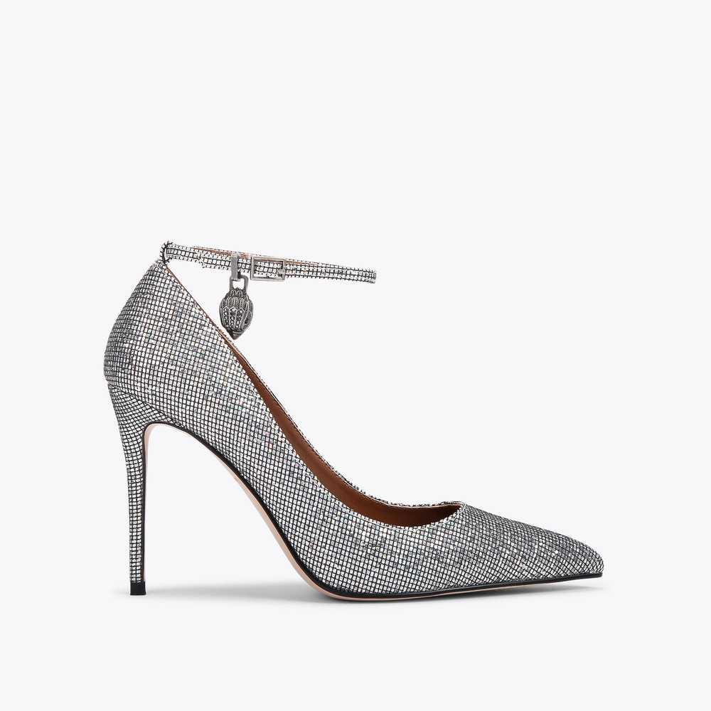 Tacones Kurt Geiger Shoreditch Stiletto Mujer Plateados | Mexico-13879249
