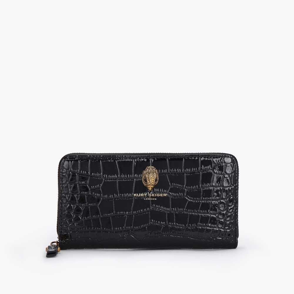 Tarjeteros Kurt Geiger Zip Around Mujer Negros | Mexico-78536199