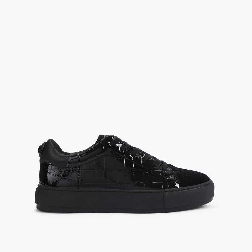 Tenis Kurt Geiger Laney Croc Hombre Negros | Mexico-07615849