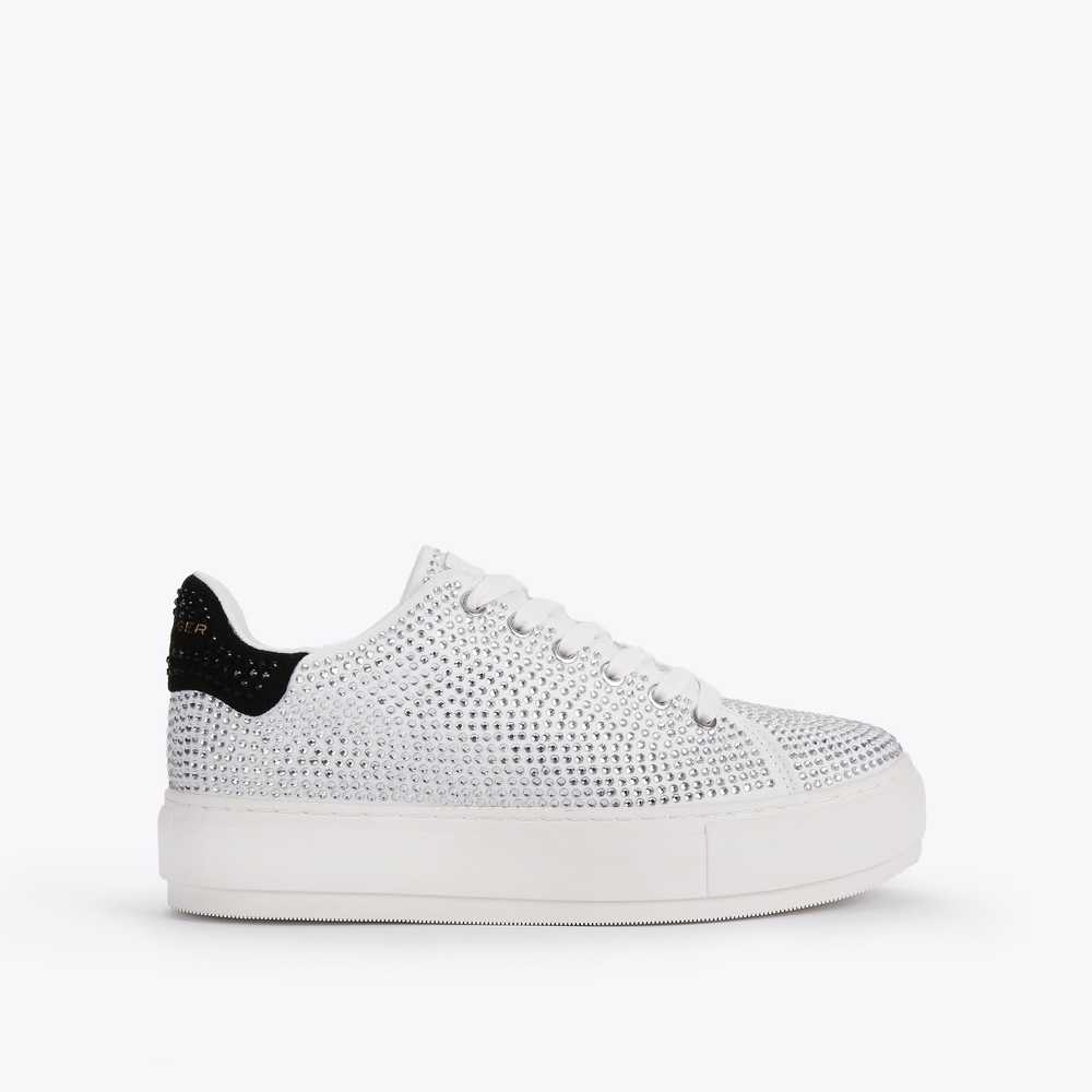 Tenis Kurt Geiger Laney Crystal Mujer Blancos | Mexico-58239719