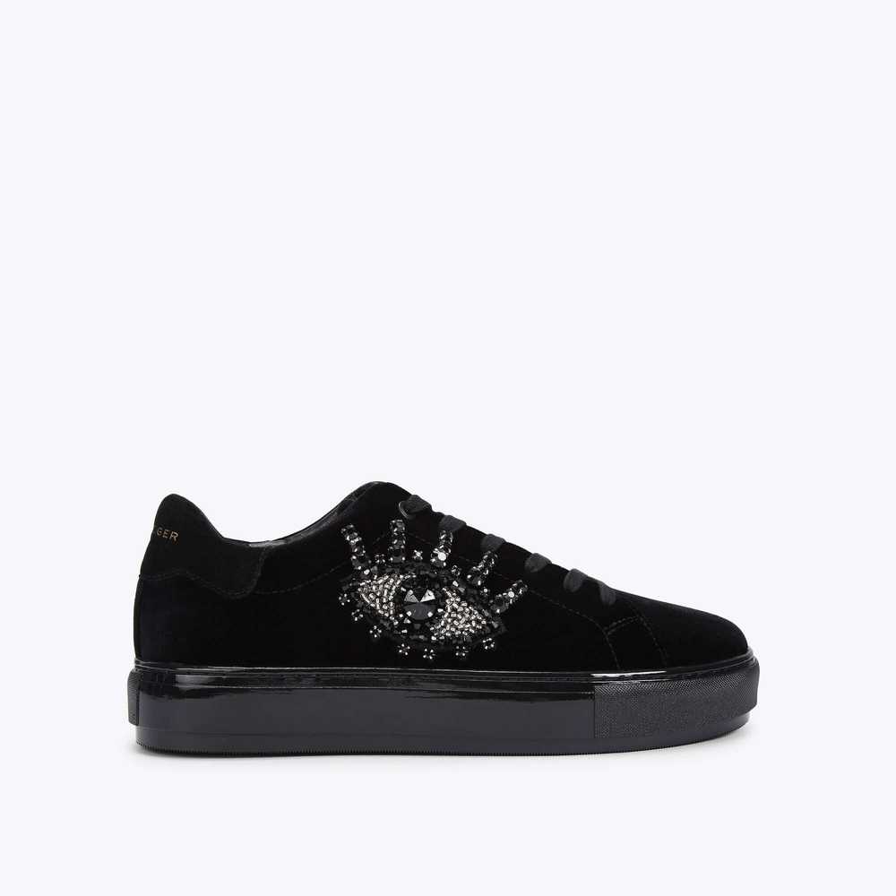 Tenis Kurt Geiger Laney Eye Hombre Negros | Mexico-89613529