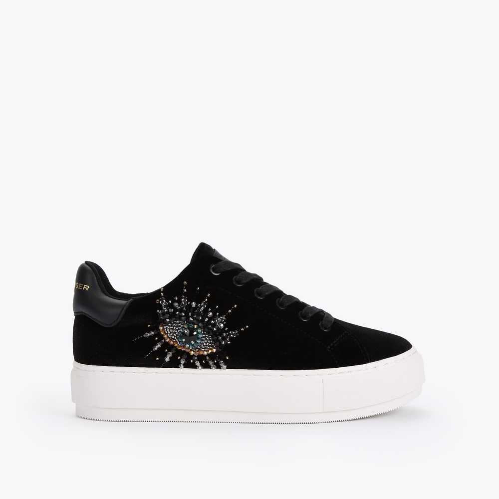 Tenis Kurt Geiger Laney Eye Mujer Negros | Mexico-84615029