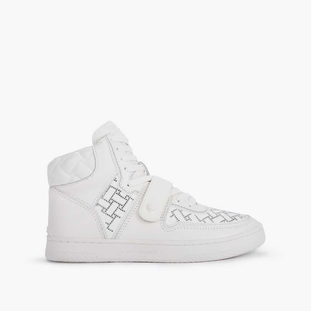 Tenis Kurt Geiger Legacy Crystal Mujer Blancos | Mexico-96175429