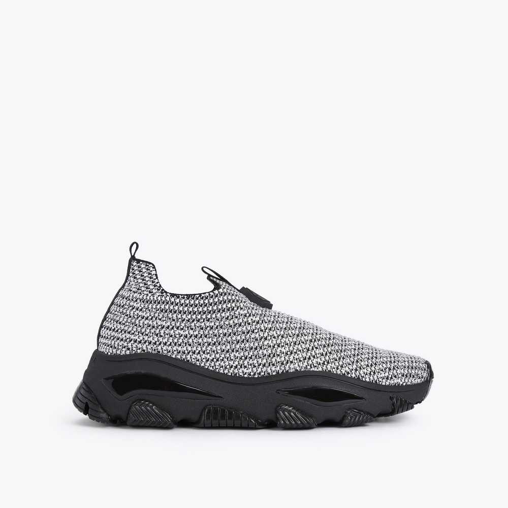 Tenis Kurt Geiger Lettie Knit Crystals Mujer Plateados | Mexico-23704659