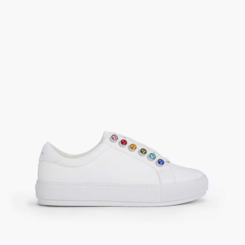 Tenis Kurt Geiger Liviah Fornido Rainbow Mujer Blancos | Mexico-48502939