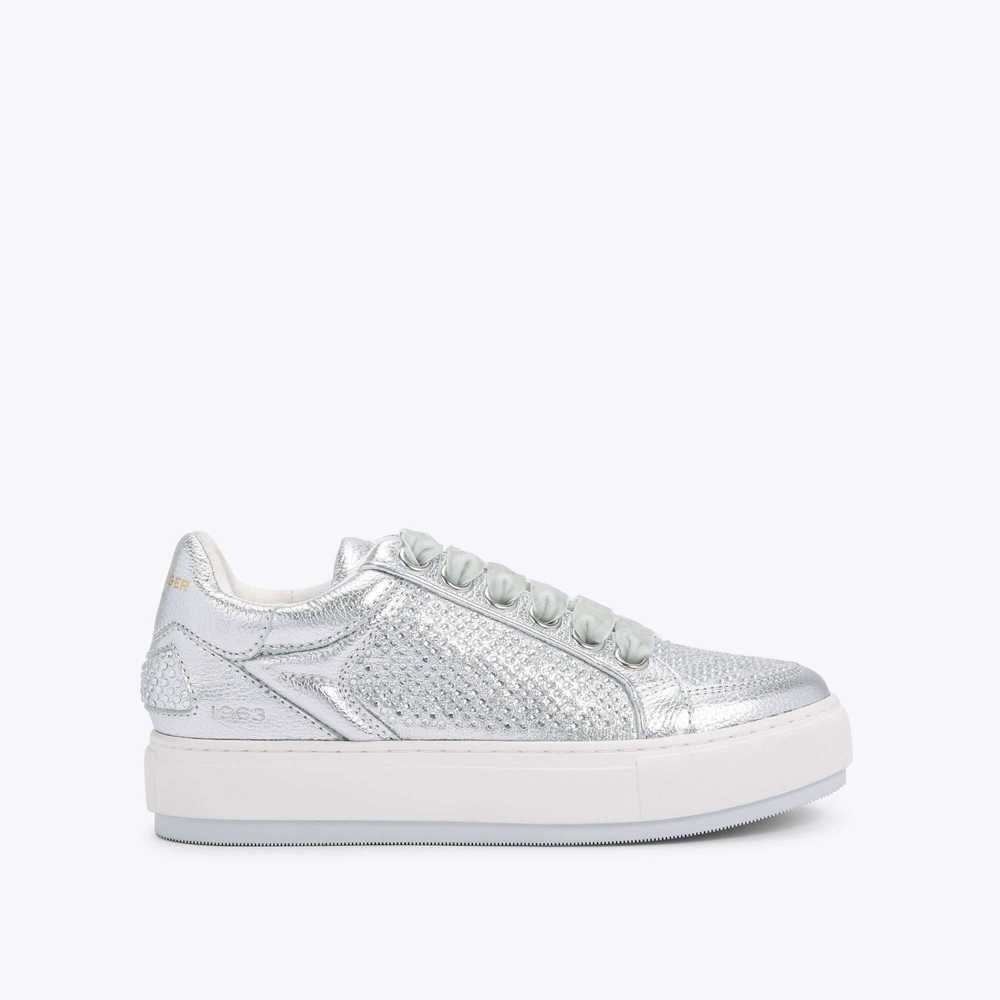 Tenis Kurt Geiger Southbank Mujer Plateados | Mexico-49507129